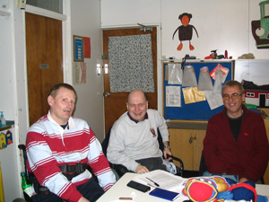 John Reid, Derek Main and Andy Pringle